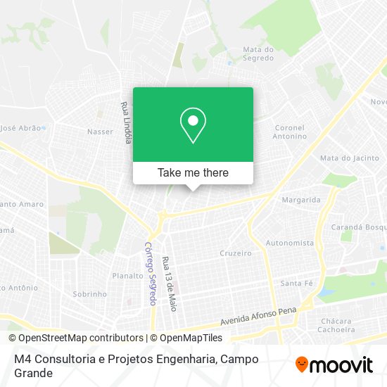 M4 Consultoria e Projetos Engenharia map