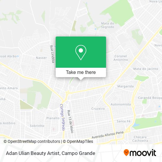 Adan Ulian Beauty Artist map