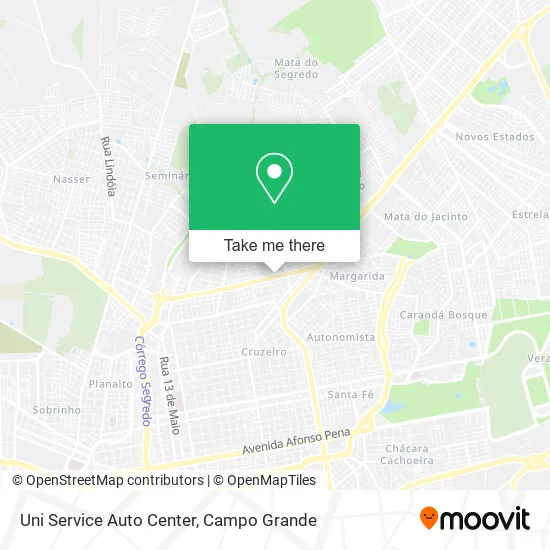 Uni Service Auto Center map