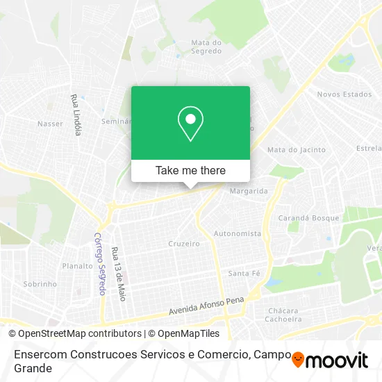 Ensercom Construcoes Servicos e Comercio map