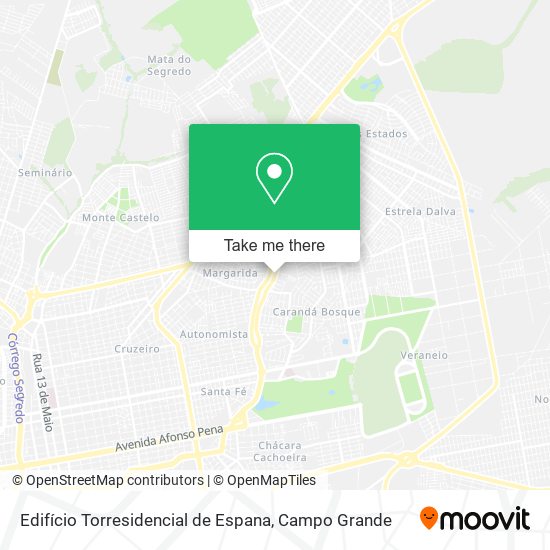 Mapa Edifício Torresidencial de Espana