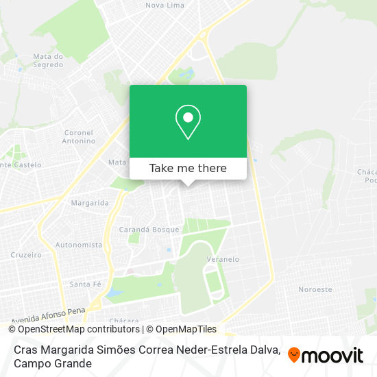 Mapa Cras Margarida Simões Correa Neder-Estrela Dalva