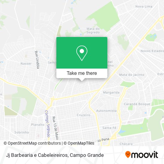 Jj Barbearia e Cabeleireiros map