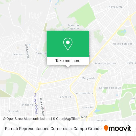 Ramati Representacoes Comerciais map