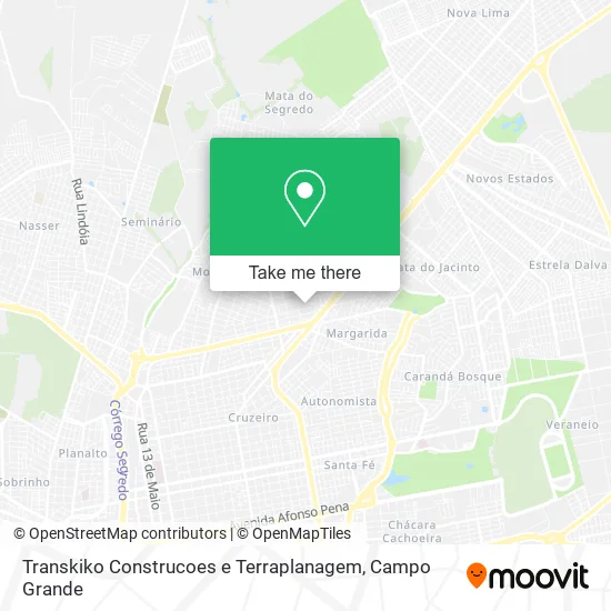 Transkiko Construcoes e Terraplanagem map