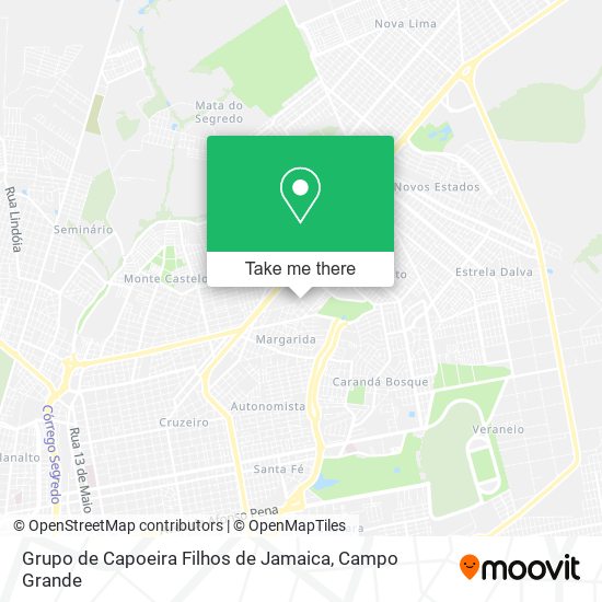 Grupo de Capoeira Filhos de Jamaica map