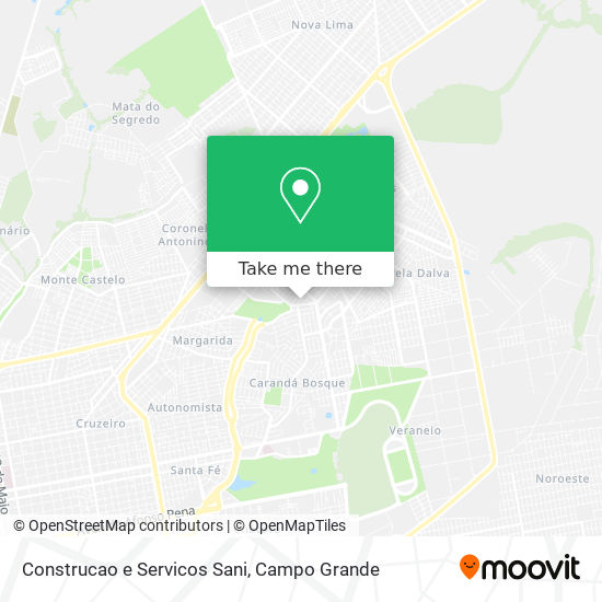 Construcao e Servicos Sani map