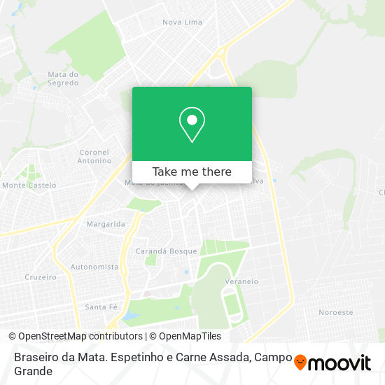 Braseiro da Mata. Espetinho e Carne Assada map