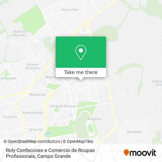 Roly Confeccoes e Comercio de Roupas Profissionais map