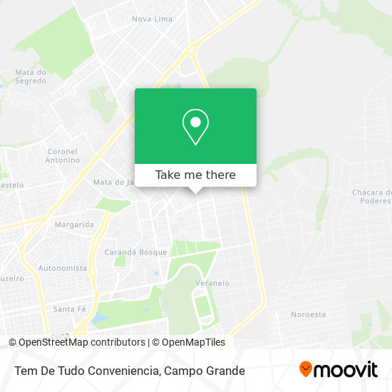 Tem De Tudo Conveniencia map