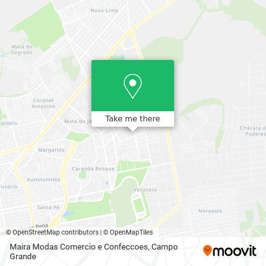 Maira Modas Comercio e Confeccoes map