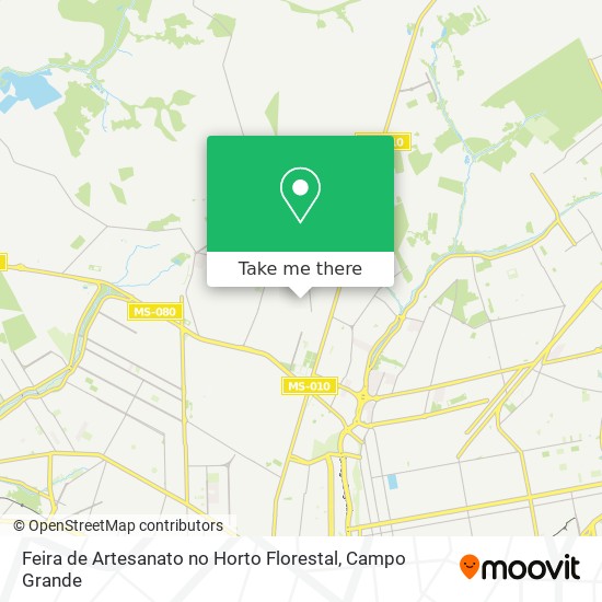 Feira de Artesanato no Horto Florestal map