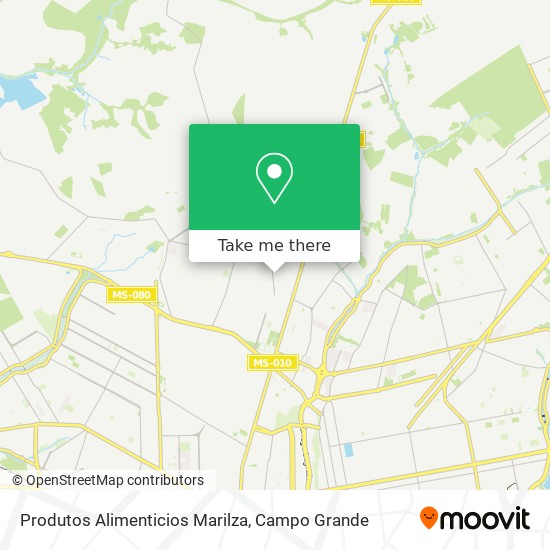 Produtos Alimenticios Marilza map