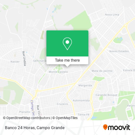 Banco 24 Horas map