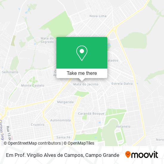 Em Prof. Virgilio Alves de Campos map