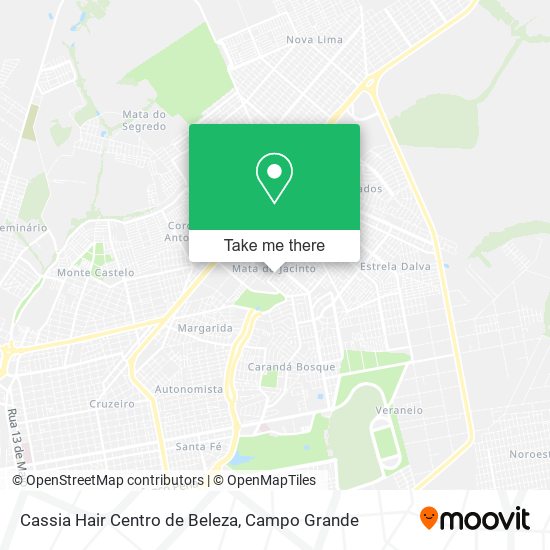 Cassia Hair Centro de Beleza map