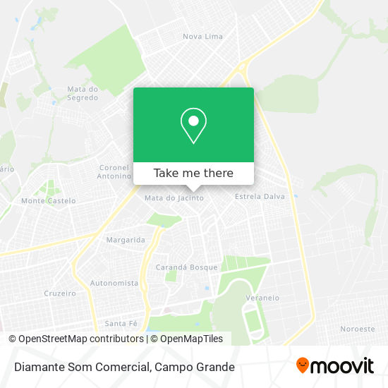 Diamante Som Comercial map