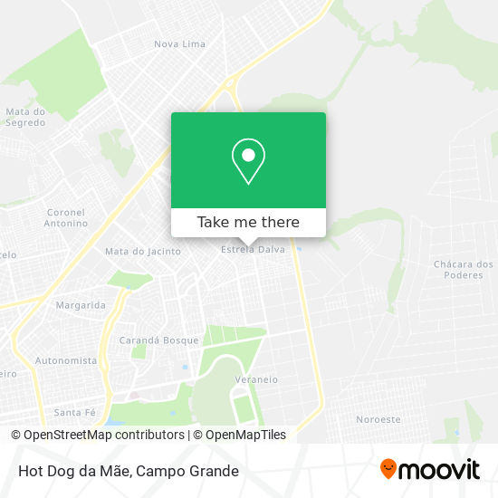 Hot Dog da Mãe map