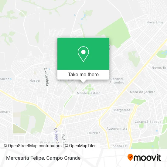 Mercearia Felipe map