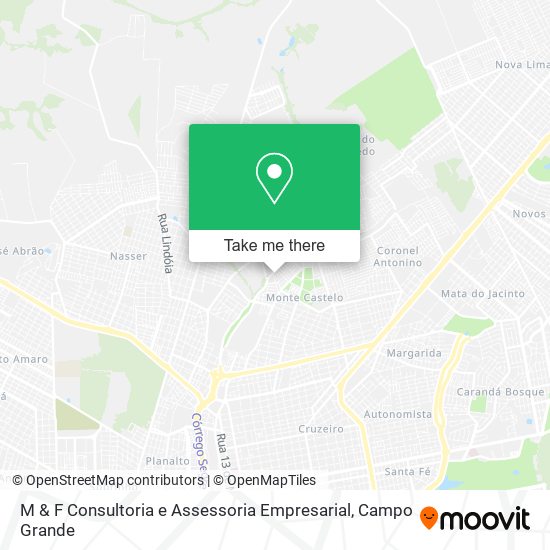 M & F Consultoria e Assessoria Empresarial map