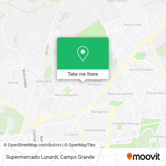 Supermercado Lunardi map