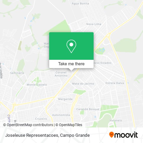 Mapa Joseleuse Representacoes