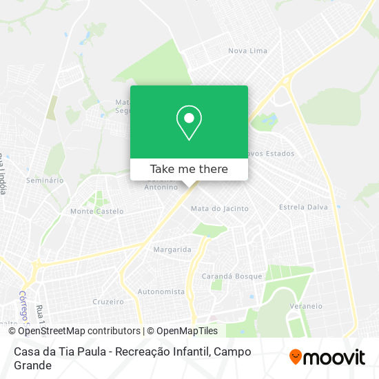 Casa da Tia Paula - Recreação Infantil map