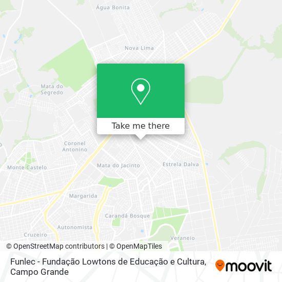 Mapa Funlec - Fundação Lowtons de Educação e Cultura