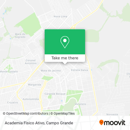 Academia Fisico Ativo map