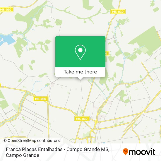 Mapa França Placas Entalhadas - Campo Grande MS