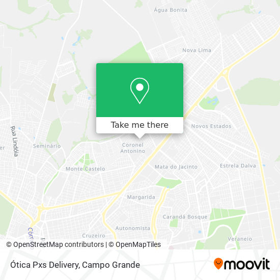 Ótica Pxs Delivery map