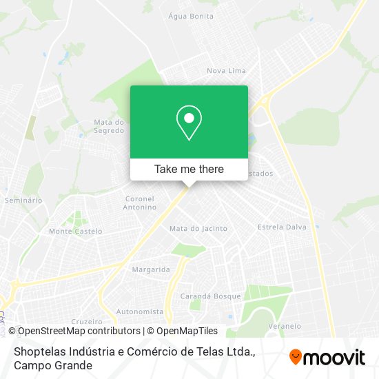 Mapa Shoptelas Indústria e Comércio de Telas Ltda.