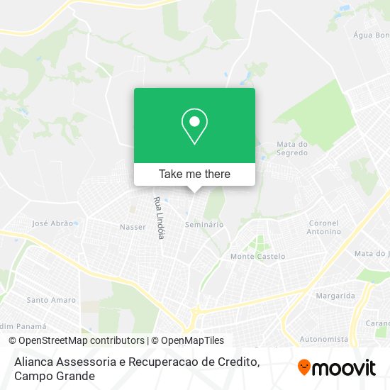 Mapa Alianca Assessoria e Recuperacao de Credito