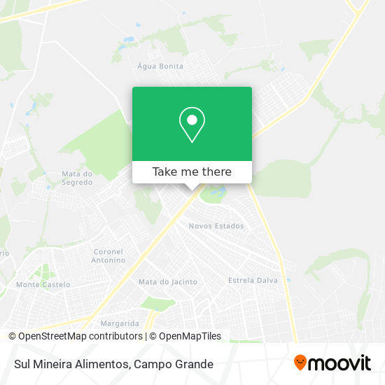 Sul Mineira Alimentos map