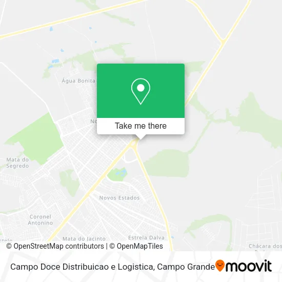 Campo Doce Distribuicao e Logistica map