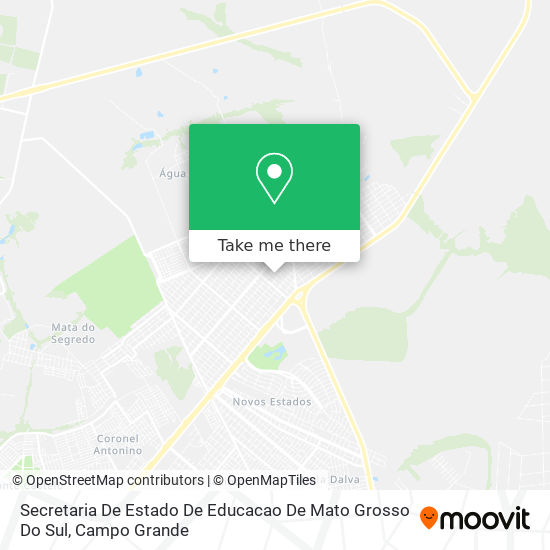 Secretaria De Estado De Educacao De Mato Grosso Do Sul map