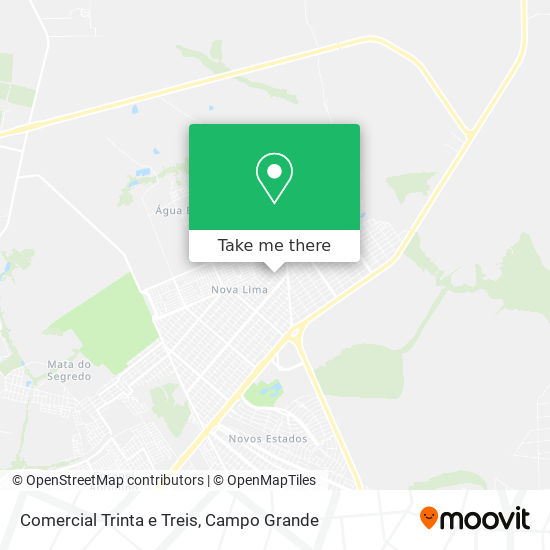 Mapa Comercial Trinta e Treis