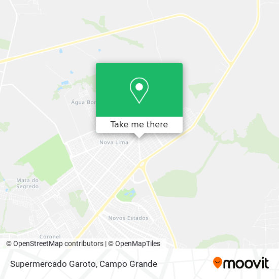 Mapa Supermercado Garoto