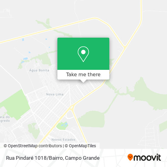 Mapa Rua Pindaré 1018/Bairro
