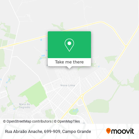 Mapa Rua Abraão Anache, 699-909