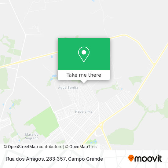 Mapa Rua dos Amigos, 283-357