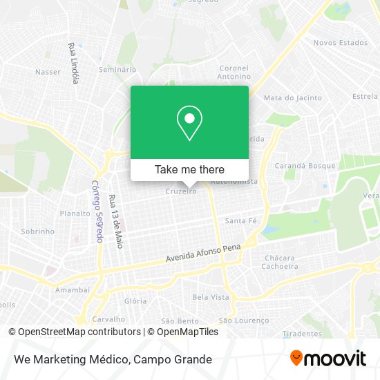 We Marketing Médico map