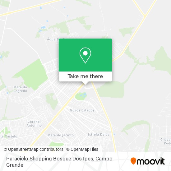 Mapa Paraciclo Shopping Bosque Dos Ipês