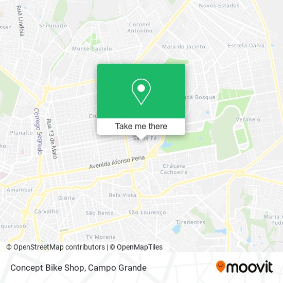 Concept Bike Shop map