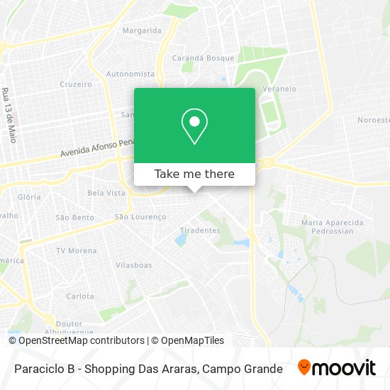 Mapa Paraciclo B - Shopping Das Araras