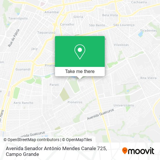 Avenida Senador Antônio Mendes Canale 725 map