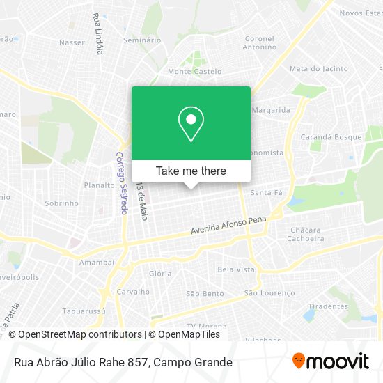 Mapa Rua Abrão Júlio Rahe 857