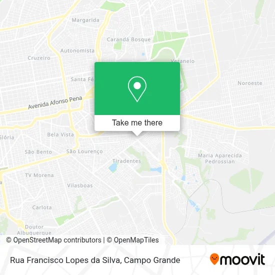 Rua Francisco Lopes da Silva map