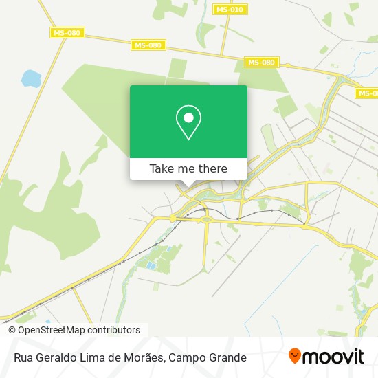 Mapa Rua Geraldo Lima de Morães