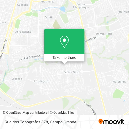 Rua dos Topógrafos 378 map